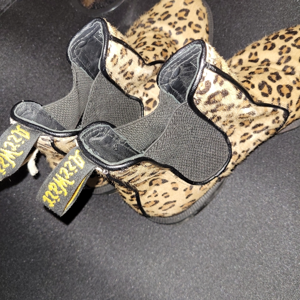 DR. Marten🔥FLORA LEOPARD CHELSEA BOOTS Womens sz 6 - Picture 6 of 11